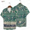 Patriotic Breeze Seattle Mariners Hawaiian Shirt, Flag Resort Style