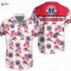 Crimson Aloha Palm Washington Wizards Hawaiian Shirt – Summer Fan Style Crimson Aloha Palm Washington Wizards Hawaiian Shirt – Summer Fan Style
