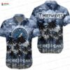 Dark Gold Tropical Leaf Denver Nuggets Hawaiian Shirts Dark Gold Tropical Leaf Denver Nuggets Hawaiian Shirts