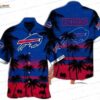 Tropical Stripe Buffalo Bills Hawaiian Shirt for Game Day Fans