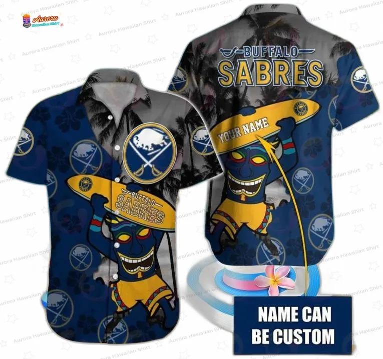 Personalized Tropical Tiki Buffalo Sabres Hawaiian Shirt – Island Vibes Fan Style Personalized Tropical Tiki Buffalo Sabres Hawaiian Shirt – Island Vibes Fan Style
