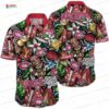Red Palm Montreal Canadiens Hawaiian Shirt – Island Design Red Palm Montreal Canadiens Hawaiian Shirt – Island Design