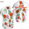 Wave Surge Cleveland Browns Hawaiian Shirt, Brown Orange Football Aloha Button-Up for Game Day Gift Wave Surge Cleveland Browns Hawaiian Shirt, Brown Orange Football Aloha Button-Up for Game Day Gift