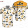 Midnight Green Palm Horizon Utah Jazz Hawaiian Shirts Midnight Green Palm Horizon Utah Jazz Hawaiian Shirts