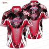 Red Blue Lace-Up Washington Capitals Hawaiian Shirt – Split Design