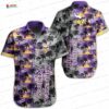 Tropical Fusion Minnesota Vikings Hawaiian Shirt, Purple Gold Nature Game Day Tropical Fusion Minnesota Vikings Hawaiian Shirt, Purple Gold Nature Game Day