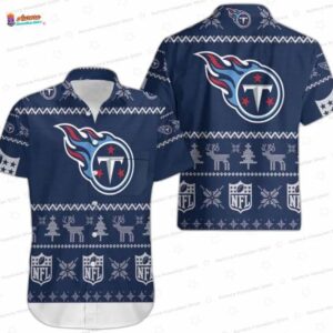 Ugly Sweater Tennessee Titans Christmas Hawaiian Shirt
