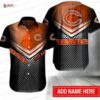Custom Palm Jersey Chicago White Sox Hawaiian Shirt, Black White Coastal Aloha Button-Up