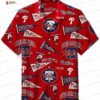 Vintage Tiki Floral Philadelphia Phillies Hawaiian Shirts