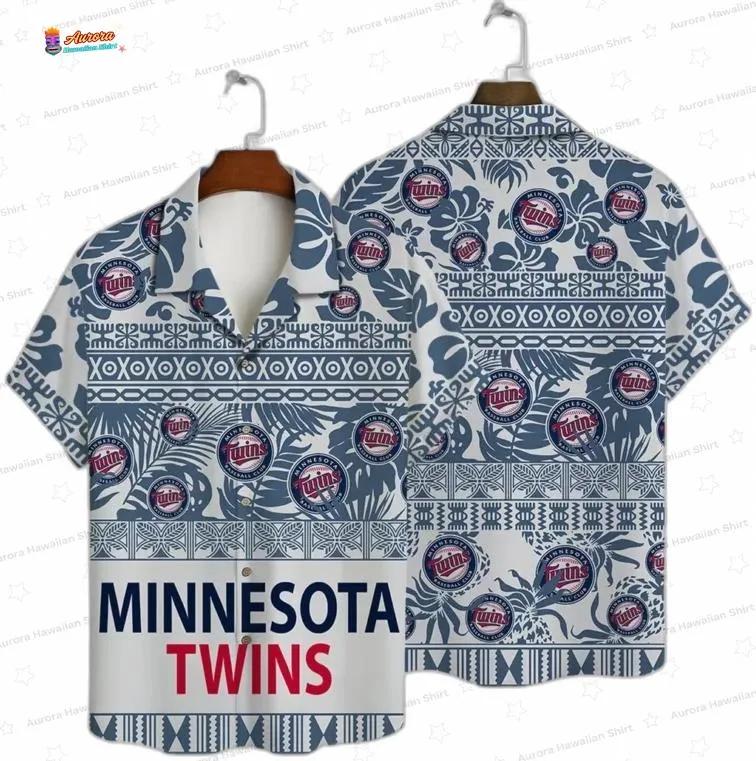Vintage Tropics Minnesota Twins Hawaiian Shirt, Patterned Fan Edition Vintage Tropics Minnesota Twins Hawaiian Shirt, Patterned Fan Edition