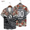 Custom Tropical Swing Baltimore Orioles Hawaiian Shirt, Orange Palm Style Custom Tropical Swing Baltimore Orioles Hawaiian Shirt, Orange Palm Style