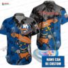 Blue Orange Floral New York Islanders Hawaiian Shirt – Team Design Blue Orange Floral New York Islanders Hawaiian Shirt – Team Design