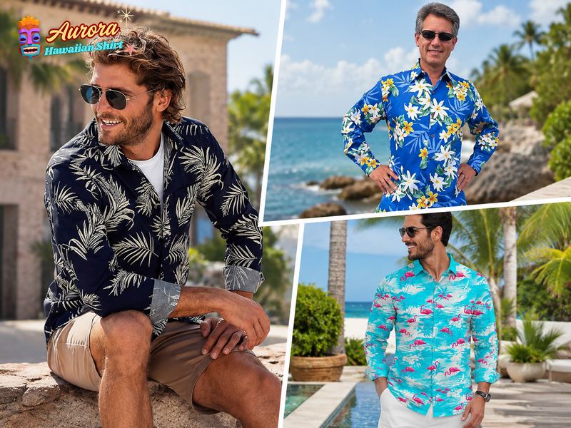 hawaiian long sleeve shirts for men 2