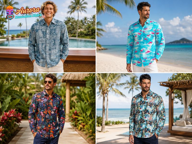 hawaiian long sleeve shirts for men 3