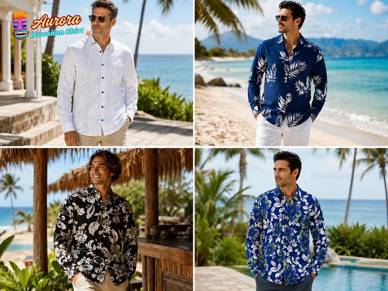 hawaiian long sleeve shirts for men 4