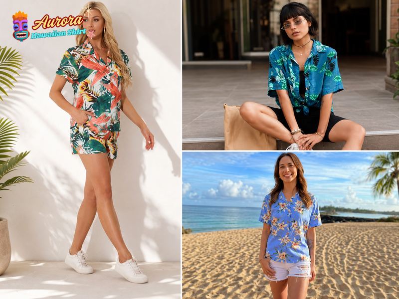 hawaiian shirt womens outfit 3
