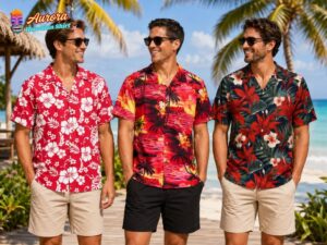 hawaiian shirts for men red 1