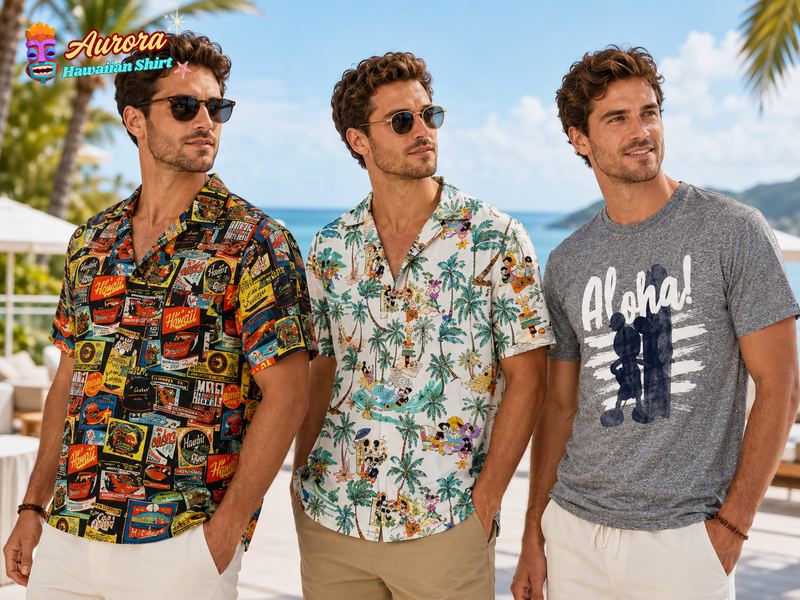 mens disney hawaiian shirt 3