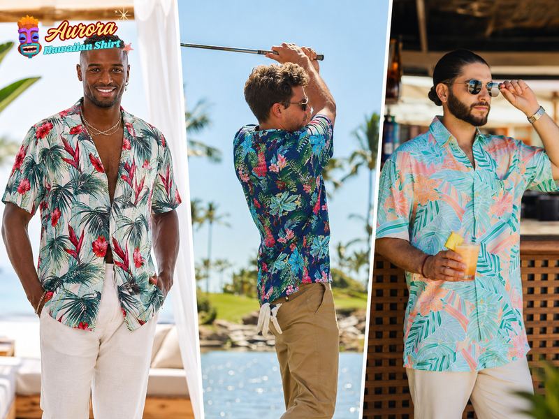 Men's Hawaiian Style Shirts