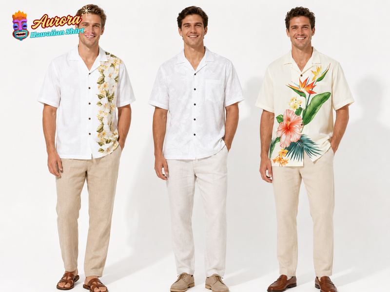 Men's Hawaiian Wedding Shirts