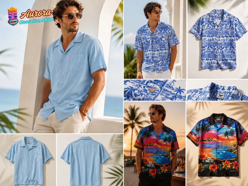Men's Silk Hawaiian Shirts