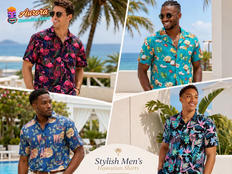 stylish mens hawaiian shirts 1