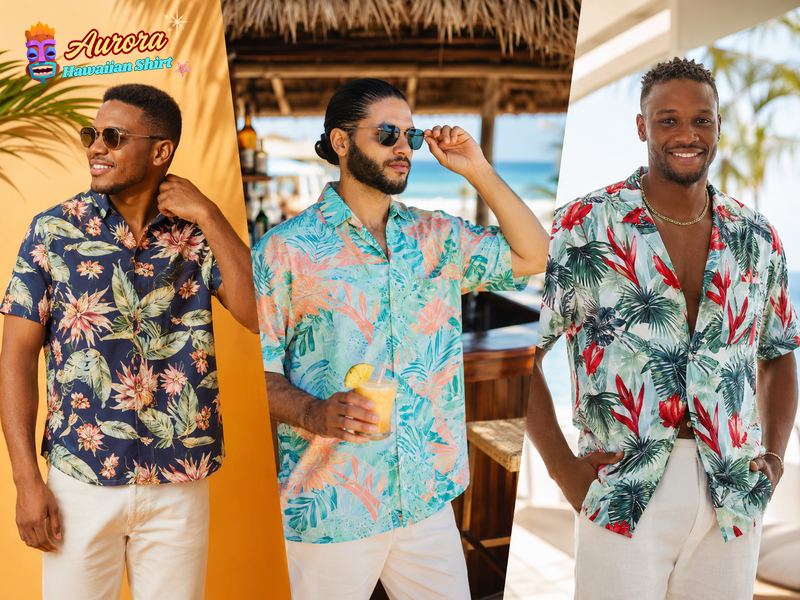 Stylish men's Hawaiian shirts