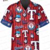 Tropical Leaf Breeze Texas Rangers Hawaiian Shirt, Blue Jungle Style Tropical Leaf Breeze Texas Rangers Hawaiian Shirt, Blue Jungle Style
