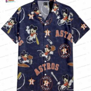 Mickey Baseball Houston Astros Hawaiian Shirt, Game Day Vibes Style